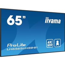 Bild für iiyama ProLite LH6565UHSB-B1 64,5" Digital Signage Display 4K UHD IPS LED Panel 800 cd/m² schwarz mit Android-OS und WiFi