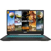 MSI Cyborg 15 Gaming-Laptop A13VF-862, 15,6" Full HD 144Hz, Intel Core i7-13620H, NVIDIA GeForce RTX 4060, 16GB RAM, 512GB SSD, Windows 11 Home, Schwarz, inkl. 1 Monat GamePass