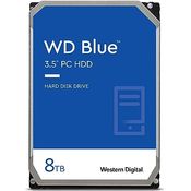 WD Blue 8 TB 3,5-Zoll-PC-Festplatte, 5400RPM, mit 6 Gbit/s-SATA, 256MB Cache
