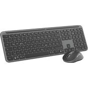 Logitech MK950 Signature Slim kabelloses Tastatur-Maus-Set, schlankes Design, leise tippen, Wechsel zwischen DREI Geräten, Bluetooth, mehrere Betriebssysteme, Windows, Mac, DEU QWERTZ-Layout, Graphit
