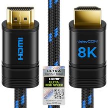 Bild für deleyCON 2m 8K HDMI 2.1b Kabel, ULTRA Highspeed (48G, zertifiziert)
