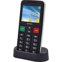Bild für OLYMPIA OFFICE LUX Seniorenhandy (Mobiltelefon mit Ladeschale, Großtasten, Bluetooth, Dual-SIM, schwarz)