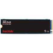 SanDisk SSD PLUS M.2 NVMe 1 TB, PCIe Gen 3.0, bis zu 3.200 MB/s, einfache Installation, 3 Jahre Garantie