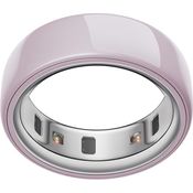 Oura Ring 4 Ceramic (Petal), Smart Ring in Rosa mit 40+ Gesundheitsmetriken, 5–8 Tage Akkulaufzeit, fortschrittlicher Smart Sensing Technologie