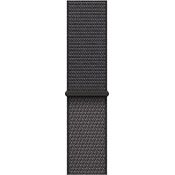 Apple Sport Loop, 46 mm Armband für Apple Watch, dunkelgrau, One Size, atmungsaktiv und leicht, aus 82 % recyceltem Nylon