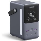 Ugreen NEXODE - Power Bank (48000 mAh, 300 W), Powerbank, Grau mit blitzschnellem Laden und langer Akkulaufzeit