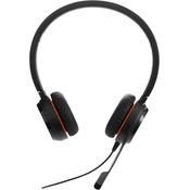 Jabra Evolve 20 SE Stereo Headset - Unified Communication Kopfhörer mit passiver Geräuschunterdrückung - USB-C/A - Schwarz UC