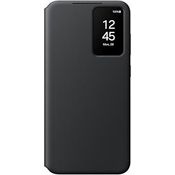 Samsung Smart View Wallet Smartphone Case EF-ZS926 für Galaxy S24+, Handy-Hülle, Kartenfach, Sichtfenster, Black