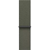 Apple Sport Loop, 46 mm, atmungsaktives Armband aus recyceltem Nylon, Waldgrün, One Size