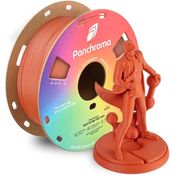 Polymaker Panchroma Matte PLA-Filament, matt gedämpftes Rot, 1,75 mm, 1 kg, für FDM-3D-Drucker, 1-kg-Spule