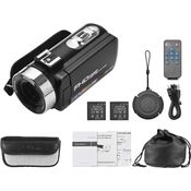 Cocosity 1080P DV-Kamera, Ultra-HD-Camcorder mit 30 MP, 18-fachem Digitalzoom, 3,0 Zoll IPS-Bildschirm, Fernbedienung und 2 Batterien