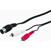 Bild für Goobay 50014 Audiokabel Adapter für die Verbindung mit alten Audiogeräten; Verbindung über 5 pol DIN Stecker auf 2 Chinch Stecker (R / L)