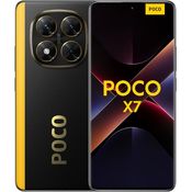 Xiaomi Poco X7 Smartphone, 12+512GB, Schwarz, 50MP Hauptkamera mit OIS, 5110mAh Akku, IP68