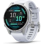 Garmin fēnix 8 43mm Multisport-Smartwatch, 1,3" AMOLED, Taschenlampe, TOPO-Karten, 80+ Sport-Apps, Telefonie, Music Pay