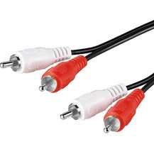 Bild für Goobay 50028 Cinch Audiokabel Stereo – Chinchkabel 2x Chinch Stecker (R/L)
