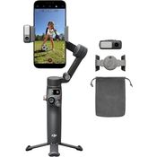 DJI Osmo Mobile 8 Gimbal-Stabilisator für Smartphones, natives Tracking mit Audio und Beleuchtung, 360°-Schwenkrotation, 10 Std. Akku, integrierter Verlängerungsstab, 3-Achsen-Stabilisierung