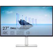 Dell 27 Plus USB-C Monitor S2725QC 27 Zoll 4K UHD (3840x2160), 120Hz, IPS, 4ms, AMD FreeSync Premium, 99% sRGB, Lautsprecher, 2 USB-C, 2 HDMI, 2 USB, Höhenverstellbar, 3 Jahre Garantie - Silber