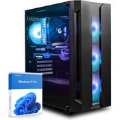 dcl24.de Gaming PC AMD Ryzen 7 9700X, AMD Radeon RX7700XT 12GB - 1000GB SSD, 32GB DDR5, Highend PC mit 8x5.4 GHz, PC für Gamer mit WLAN, RGB Computer mit Windows 11 Pro [19978]