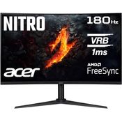 Acer Nitro XZ322QUV3 31,5 Zoll Gaming Monitor WQHD, VA, 180Hz, Curved, FreeSync Premium, schwarz