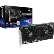 ASROCK Intel Arc B580 90-GA5LZZ-00UANF Grafikkarte mit 12 GB GDDR6-RAM, Dual-Slot Design, DirectX 12, Schwarz