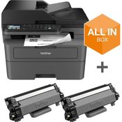Brother MFC-L2827DWXL Multifunktionsdrucker, schwarz-weiß, LAN (Ethernet), WLAN (Wi-Fi), Wi-Fi Direct