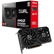 ASUS DUAL-RX9060XT-16G, Grafikkarte mit 16 GB GDDR6, Dual BIOS und Axial-Tech-Lüfter