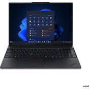 Lenovo ThinkPad E16 Gen 3, 16" Notebook mit AMD Ryzen 5 220, 16 GB DDR5-RAM, 512 GB SSD, Schwarz