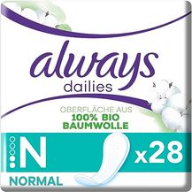 Bild für Always Daily Slipeinlagen Damen, Normal (28 Binden)