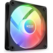 Bild für NZXT F120 RGB Core – 120 mm nabenmontierter RGB-Lüfter – 8 einzeln ansteuerbare LEDs – Halbtransparente Lüfterblätter – Hydrodynamisches Gleitlager – PWM-Steuerung – CAM-Software – Schwarz