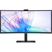 Samsung ViewFinity S65VC Curved Monitor 34 Zoll, VA-Panel, 3.440 x 1.440 Pixel, 100 Hz, 5 ms, 90 W USB-C, Pivot - Preisvergleich