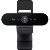LOGITECH BRIO 4K Webcam, Ultra-HD mit Autofokus, RightLight 3, Anpassbarem Sichtfeld und Mikrofon, Schwarz