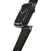 OtterBox Symmetry Cactus Leather Watch Band für Apple Watch 9/8/7 41mm, (Veganes Leder, Grün) - Präzisionsnähte und hochwertige Schließe