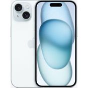 Apple iPhone 15 5G Smartphone 15,494cm (6,1 Zoll) OLED-Display, 128 GB interner Speicher, iOS 17, Blau