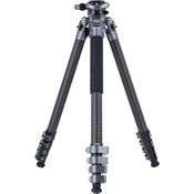 Rollei Easy Traveler Carbonstativ - 5 kg Tragkraft, 160 cm Höhe, Ultraleicht, Kompakt, Mühelose Feststellfunktion