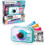 Canal Toys Photo Creator Instant Print Kamera 2.0, Digitalkamera mit Touchscreen, Flash, Ringlicht & Sofortdruck (Ohne Tinte) – Ideal für Fotos & Videos