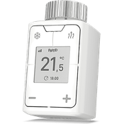 AVM FRITZ!Smart Thermo 302, Smarter Heizkörperregler mit E-Paper-Display, Fenster-auf-Erkennung und Energiesparfunktionen, Weiß