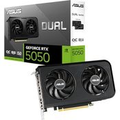 ASUS Dual GeForce RTX 5050 OC Edition, 8GB GDDR6 Gaming Grafikkarte mit DLSS 4, PCIe 5.0 und 0dB-Technologie