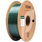 eSUN Silk Magic PLA Filament 1.75mm, Dual-Color Co-Extrusion, Farbverlauf Schwarz Grün, 1KG Spule für 3D-Drucker