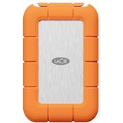 LaCie Rugged SSD4 1TB, 40Gbps USB-C, robuste externe SSD mit staub- und wasserfestem Design, orange