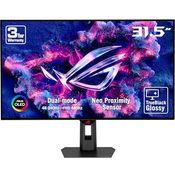 ASUS ROG Strix OLED XG32UCWMG, 32 Zoll 4K UHD Gaming Monitor, Dual-Modus 4K bei 240 Hz FHD bei 480 Hz, HDR 400 True Black, 0.03ms Reaktionszeit, Sync-Tech, USB-C, DP, HDMI
