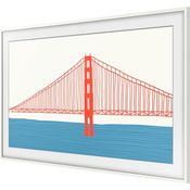 Samsung The Frame 43 Zoll (VG-SCFA43WTBXC), Digitaler Bilderrahmen in Modern Weiß mit ultraschlankem Design und austauschbarem Magnetrahmen