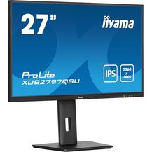 Bild für iiyama Prolite XUB2797QSU-B2 68,5cm 27" IPS LED-Monitor WQHD 100Hz HDMI DP USB3.2 Slim-Line Höhenverstellung Pivot AdaptiveSync schwarz