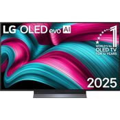 LG OLED48C5ELB, 48 Zoll 4K OLED evo AI TV mit α9 Gen8 Prozessor, Dolby Vision, Dolby Atmos, 120Hz (VRR bis 144Hz), webOS 25