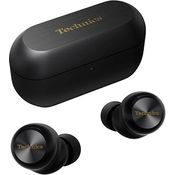 Technics EAH-AZ100-K Kabellose Ohrhörer mit Geräuschunterdrückung, 10mm Magnetic Fluid Driver, Multipoint-Bluetooth, Voice Focus AI, Bequeme In-Ear-Kopfhörer, Schwarz