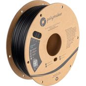 Polymaker PolyLite PLA Schwarz, 1.75mm 3D-Druckfilament mit hoher Hitzebeständigkeit bis 140°C, 1kg