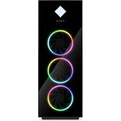 HP Omen 45L Gaming Desktop PC, GT22-2009ng, Intel Core i7-14700K, 32 GB DDR4-SD RAM, 2 TB SSD, NVIDIA GeForce RTX 4070 Ti, Windows 11 Home, Tower PC, Schwarz, Seitenblende aus Glas