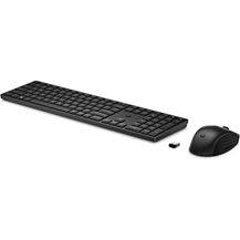 Bild für HP 650 kabellose Tastatur und Maus Bundle (20 programmierbare Tasten, QWERTZ Layout, 4.000 DPI, USB Dongle, 3 Tasten, Scrollrad)