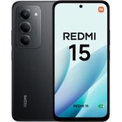 XIAOMI Redmi 15, Smartphone mit 8 GB RAM und 256 GB Speicher, 6,9" 120Hz Display, Snapdragon® 685 Prozessor, 50MP Kamera, 7000mAh, Schwarz Midnight, ohne Ladegerät