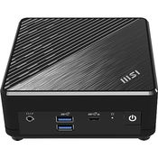 MSI Cubi N ADL-006DE Mini-PC, Intel Prozessor N200, 4GB DDR4, 128GB M.2 SSD, 1x USB 3.2 Gen 2 Type C (DisplayPort Alternate), HDMI 2.0 & DP 1.4, WLAN AC 9462, Bluetooth 5, Windows 11 Pro, Schwarz