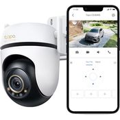 Tapo C530WS 360° Überwachungskamera Außen, 3K 5MP, Starlight Farbe Nachtsicht, KI-Erkennung, Bewegungsverfolgung, WLAN/Ethernet, microSD bis 512 GB
